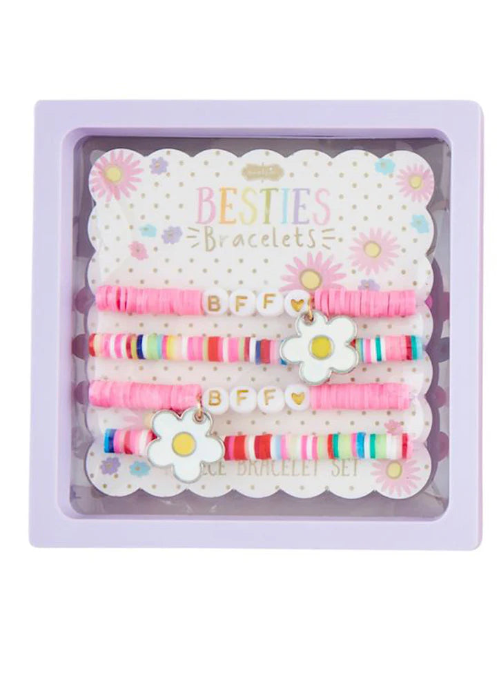 Flower BFF Beaded Bracelets