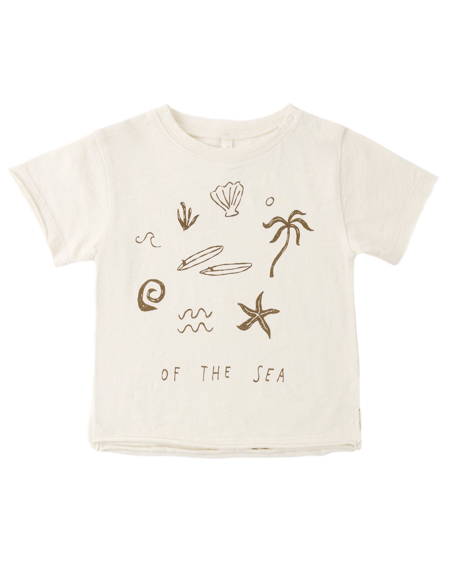 Raw Edge Tee Of the Sea