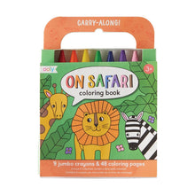 Load image into Gallery viewer, Carry Along Crayon & Coloring Book Kit-On Safari