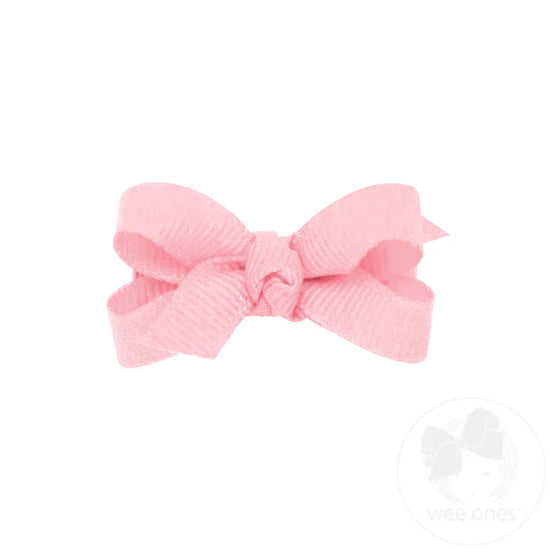 Baby Grosgrain Basic Knot Pink