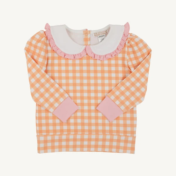 Maude's Ruffle Cassidy Comfy Crewneck Seashore Sherbert