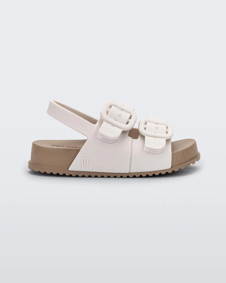 Mini Melissa Cozy Baby Sandal White/Brown