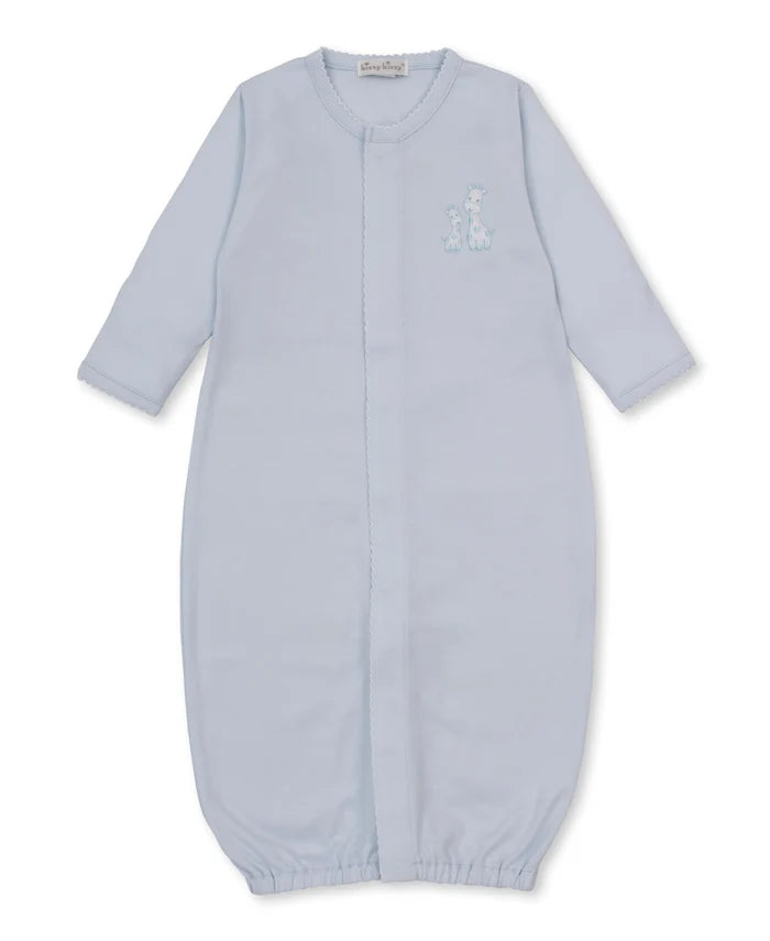 Giraffe Laughs Blue Convertible Gown