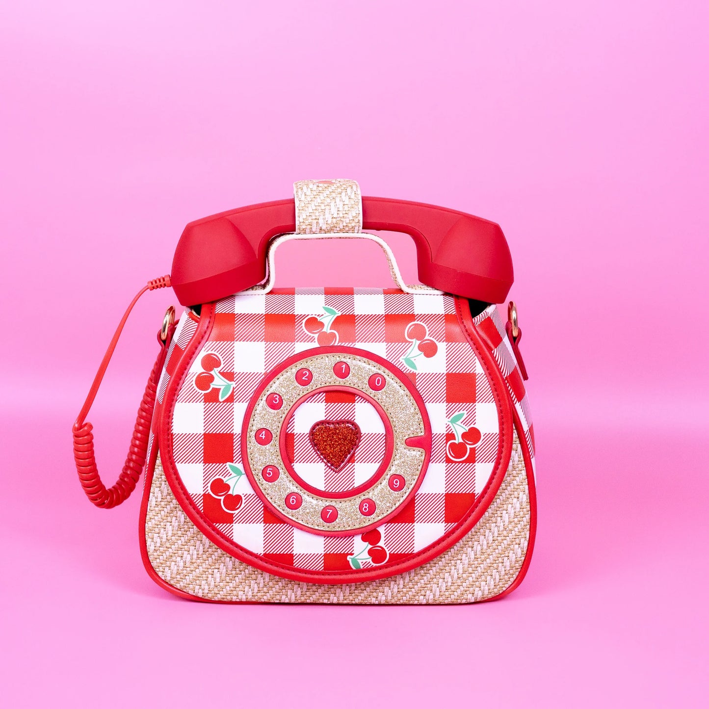 Ring ring handbag Cherries