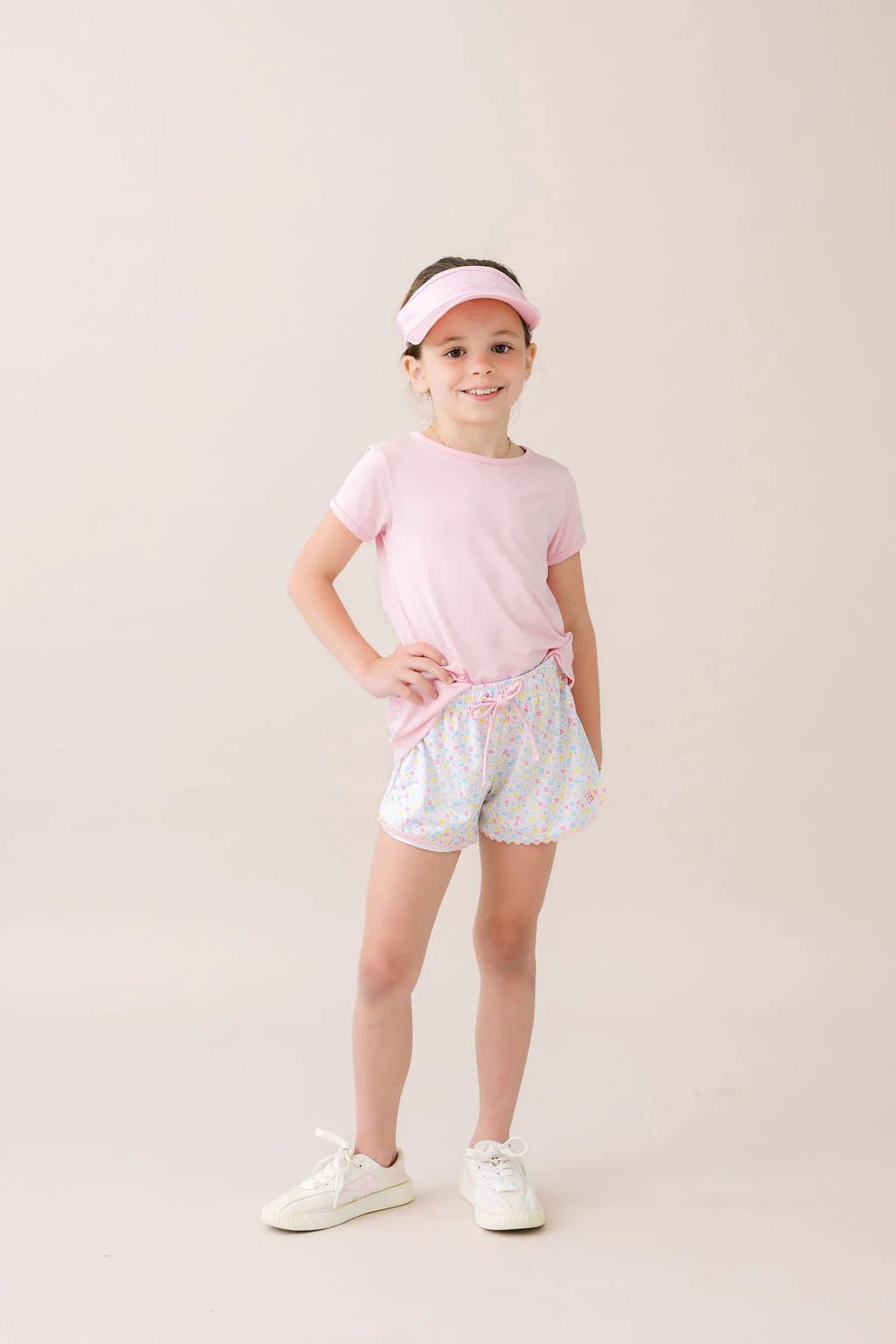 Bridget Basic Tee Cotton Candy Pink