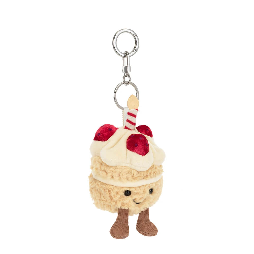 Amuseables Birthday Cake Key Chain Bag Charm