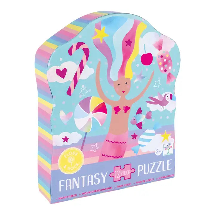 12pc Shaped Jigsaw Shaped Box Fantasy