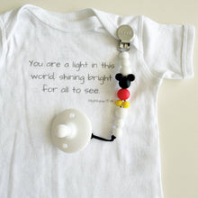 Load image into Gallery viewer, Ali+Oli Silicone Pacifier Clip (Mouse)