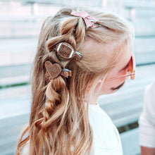 Load image into Gallery viewer, Football Love Clip Set - Kids Game Day Hair Clips