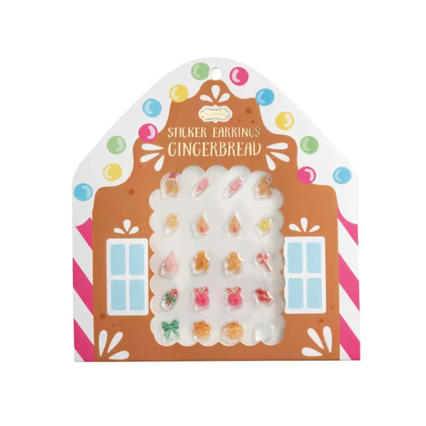 Gingerbread Sticker Earrings
