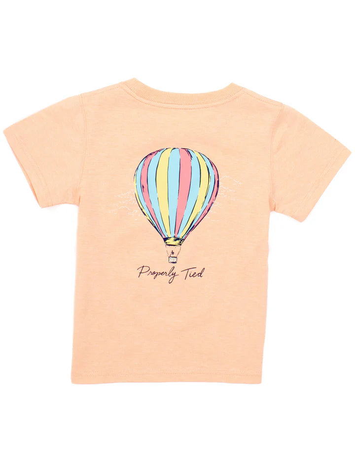 Properly Tied Girls Hot Air Balloon SS Melon