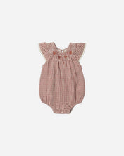 Load image into Gallery viewer, Lenore Romper || Red Gingham