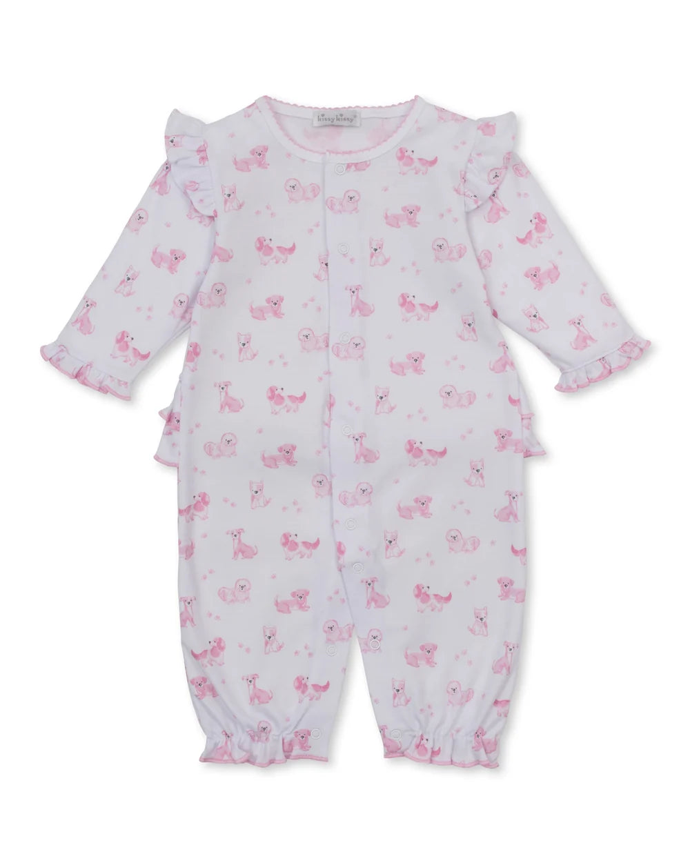 Puppy Paws Playsuit Pink