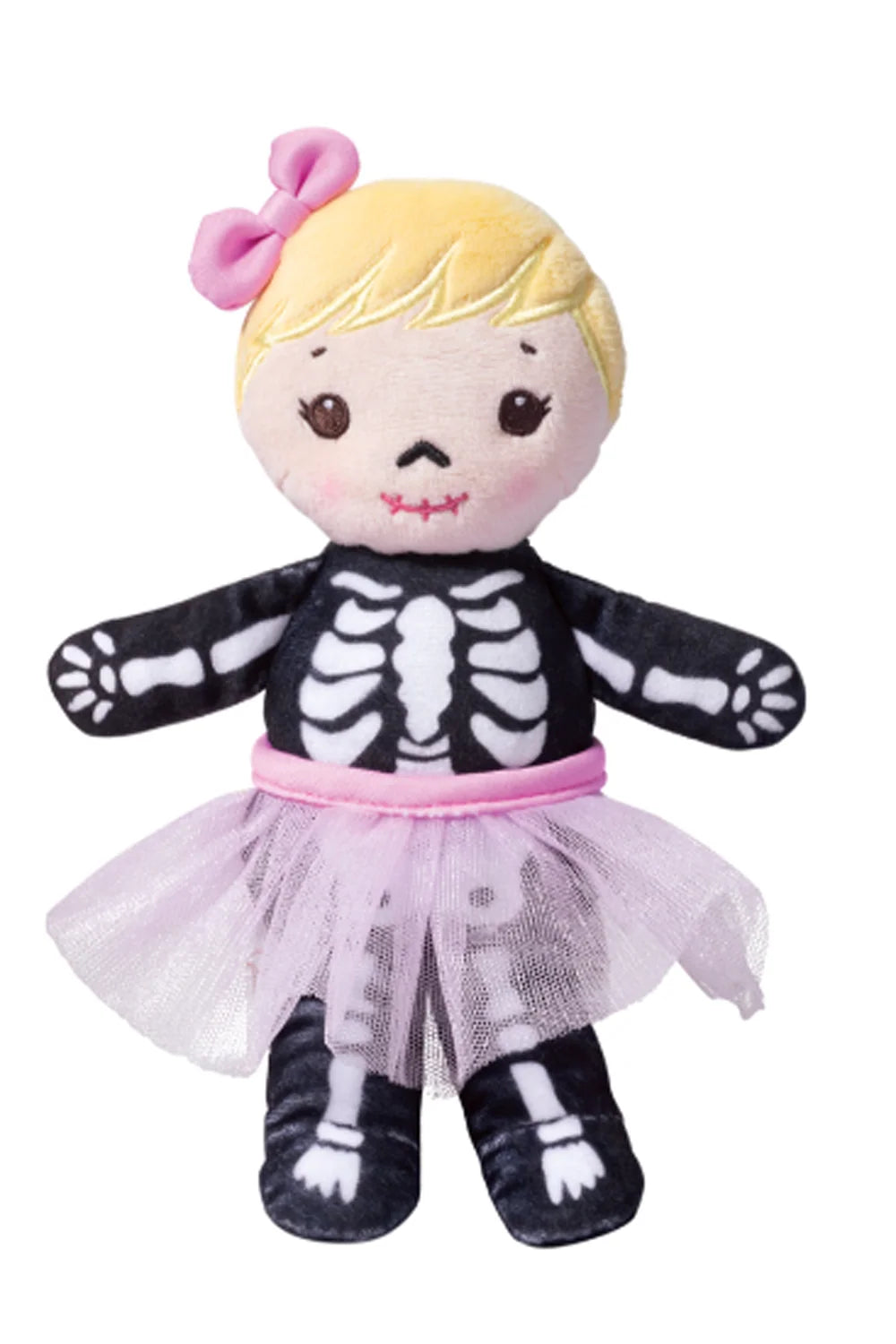 Skeleton Girl Trick or Treat Friends