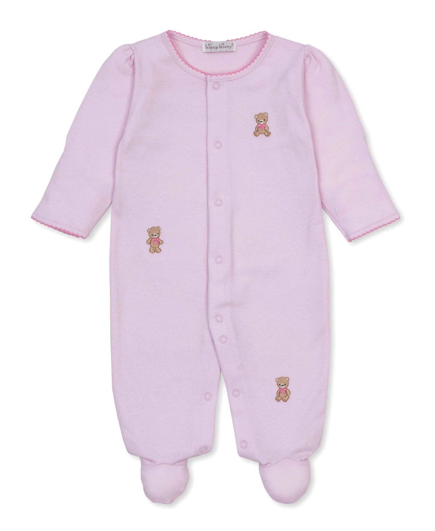 Teddy Bear Club Pink-Footie
