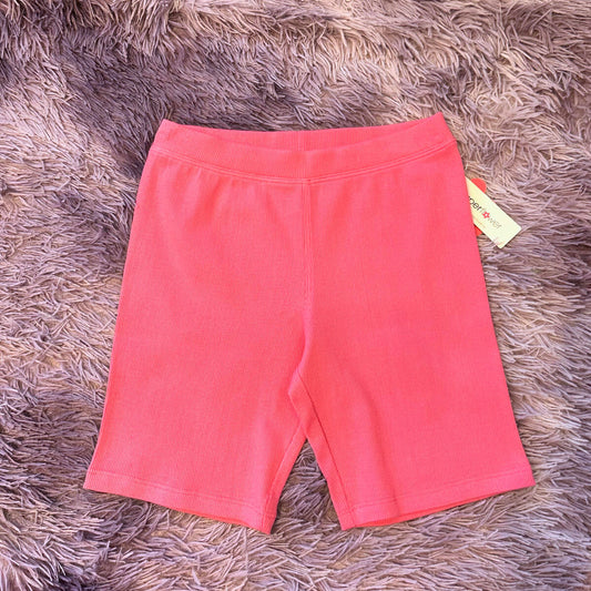 Rib bike short Pink