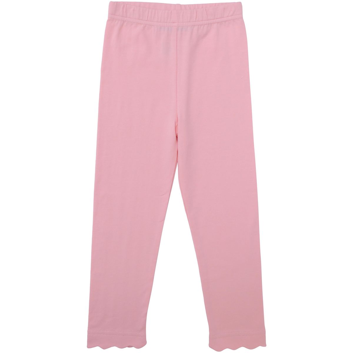 Scalloped Leggings- Light Pink