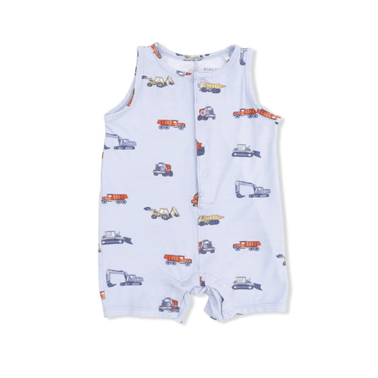 Construction Vehicles Sleeveless Shortie