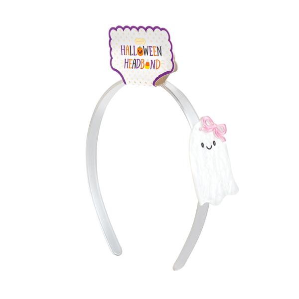 Ghost Halloween Acrylic Headband