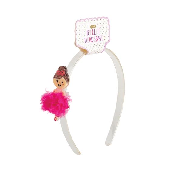 Dark Pink Ballet Acrylic Headband