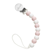 Load image into Gallery viewer, Ali+Oli Silicone Pacifier Clip (Pink-White)
