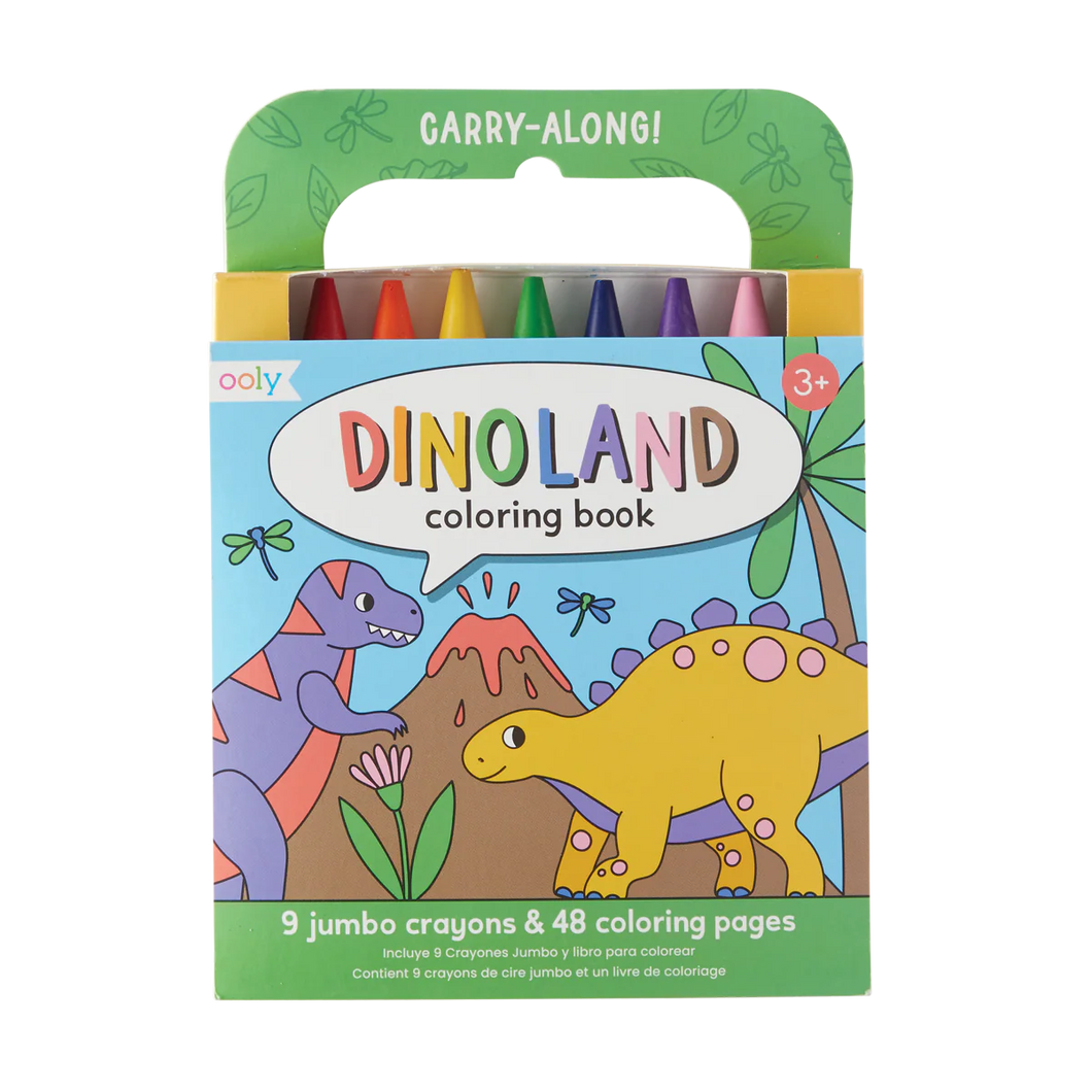 Carry Along Dinoland Coloring Book