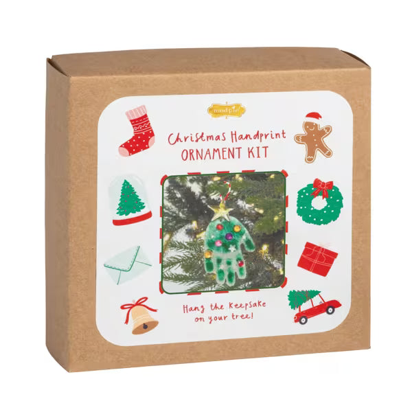 DIY Santa Handprint Ornament