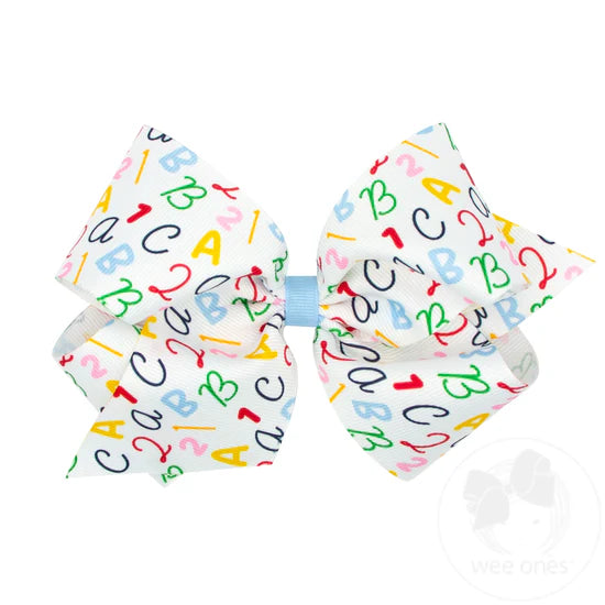 King School Print Bow ABC