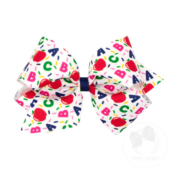 King School Print Bow CNF