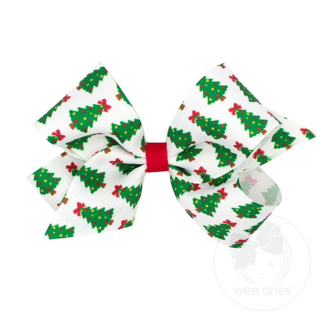 Wee Ones Christmas Tree Bow-Medium