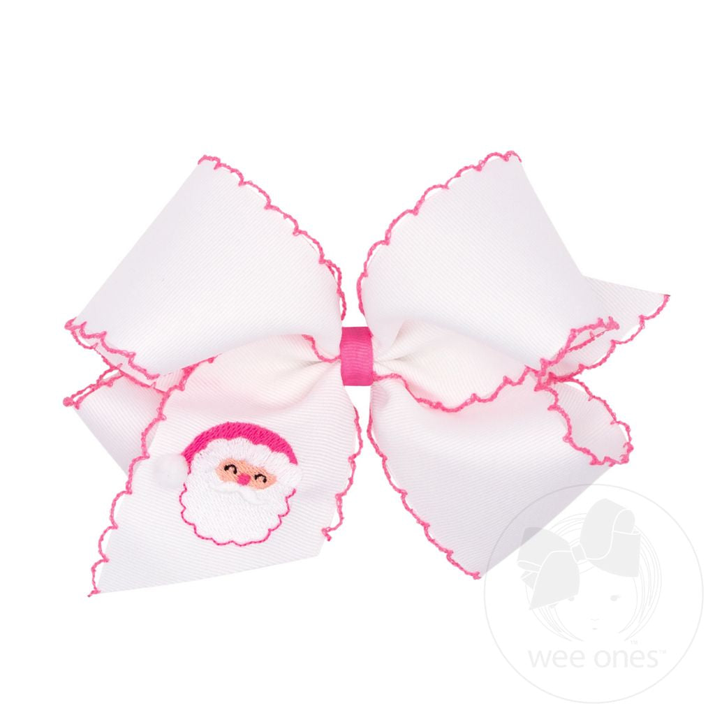 Wee Ones Moonstitch Pink Santa-king