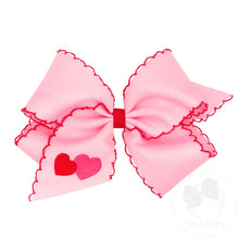 Load image into Gallery viewer, King Valentine Heart GG Stitch Bow
