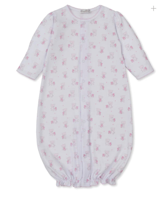 Convertible Gown Teddy Bear Love Pink