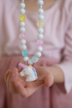 Load image into Gallery viewer, White Unicorn Necklace Bracelet Set
