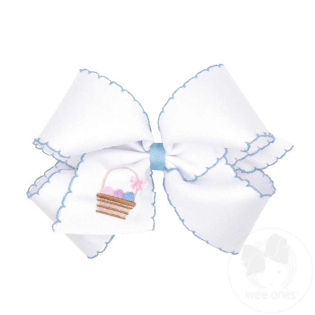 King GG Easter Basket Bow Stitch
