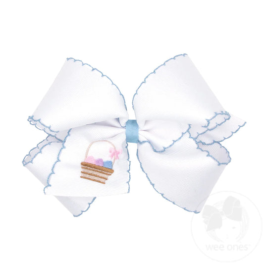 King GG Easter Basket Bow Stitch
