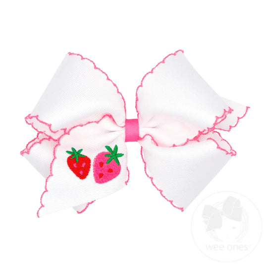 King Wee Ones Strawberry Embroidery