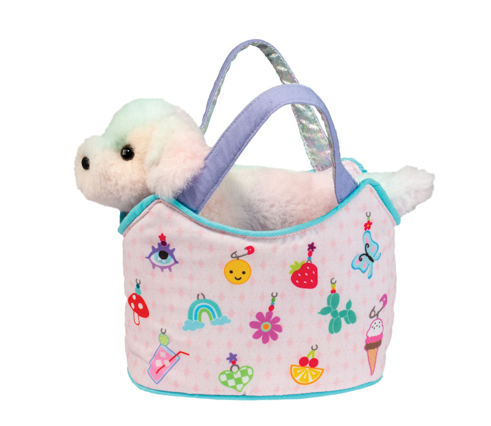 Charmingly Yours Sak w/ rainbow dog