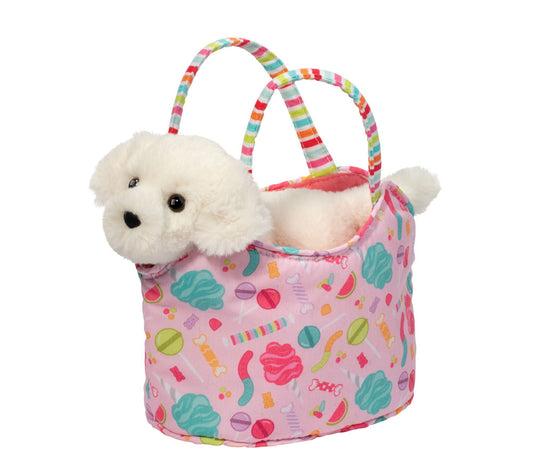 Candy Pop Sak w/ white retriever