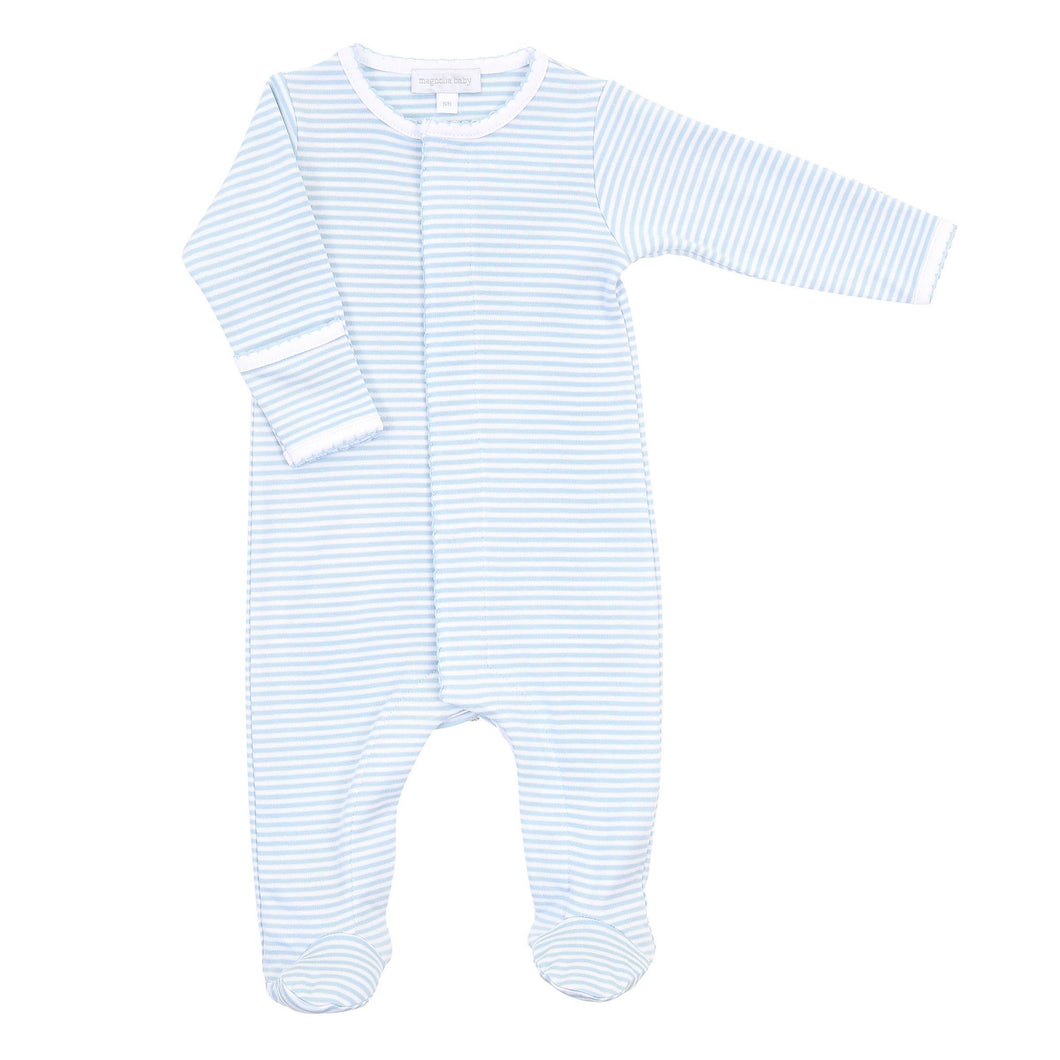 Essentials Blue Stripes Footie