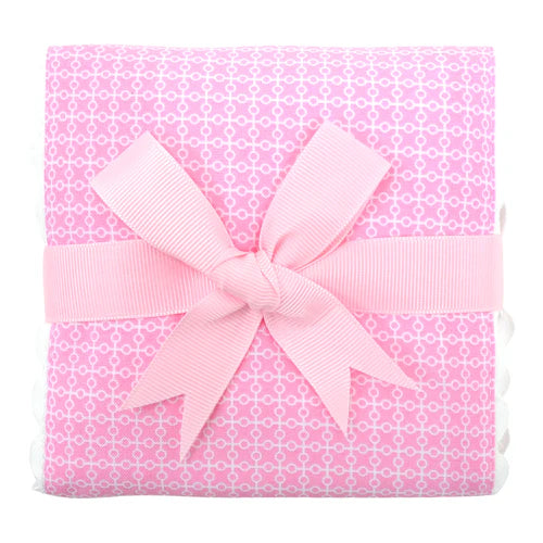 Pink Fabric Burp Cloth