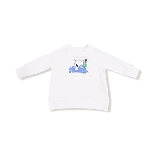 Golf Raglan Sweatshirt White