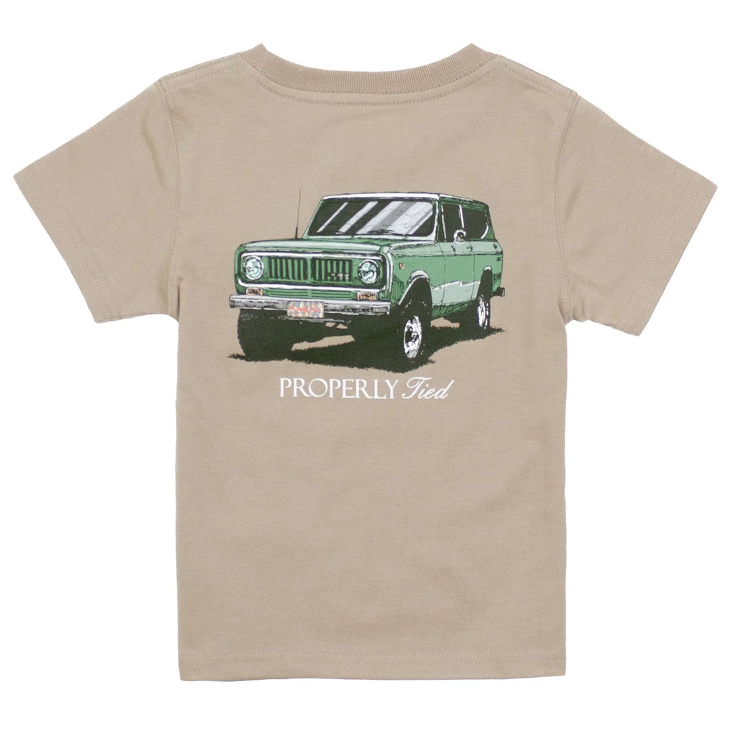 Boys Joyride Shortsleeve Sand