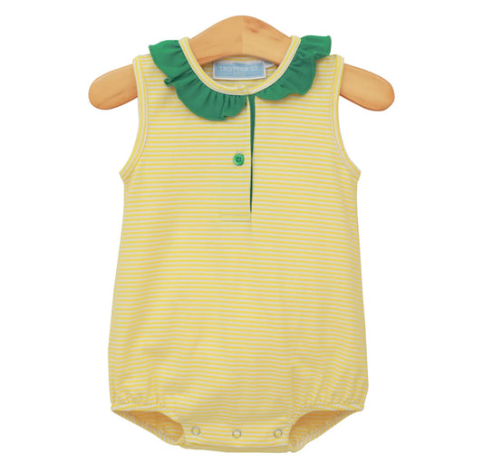 Nora bubble Yellow Stripe/Green