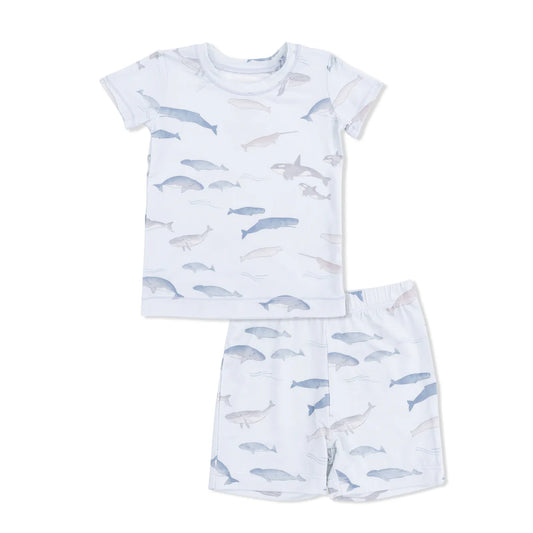 Little Whales- Loungewear Short Set