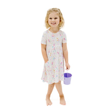 Load image into Gallery viewer, Mermaid Short Sleeve Twirly Dress
