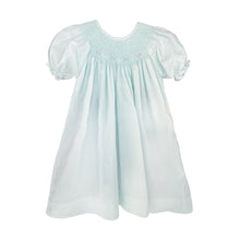 Load image into Gallery viewer, Smocked Daygown with Raglan Embroidery Mint

