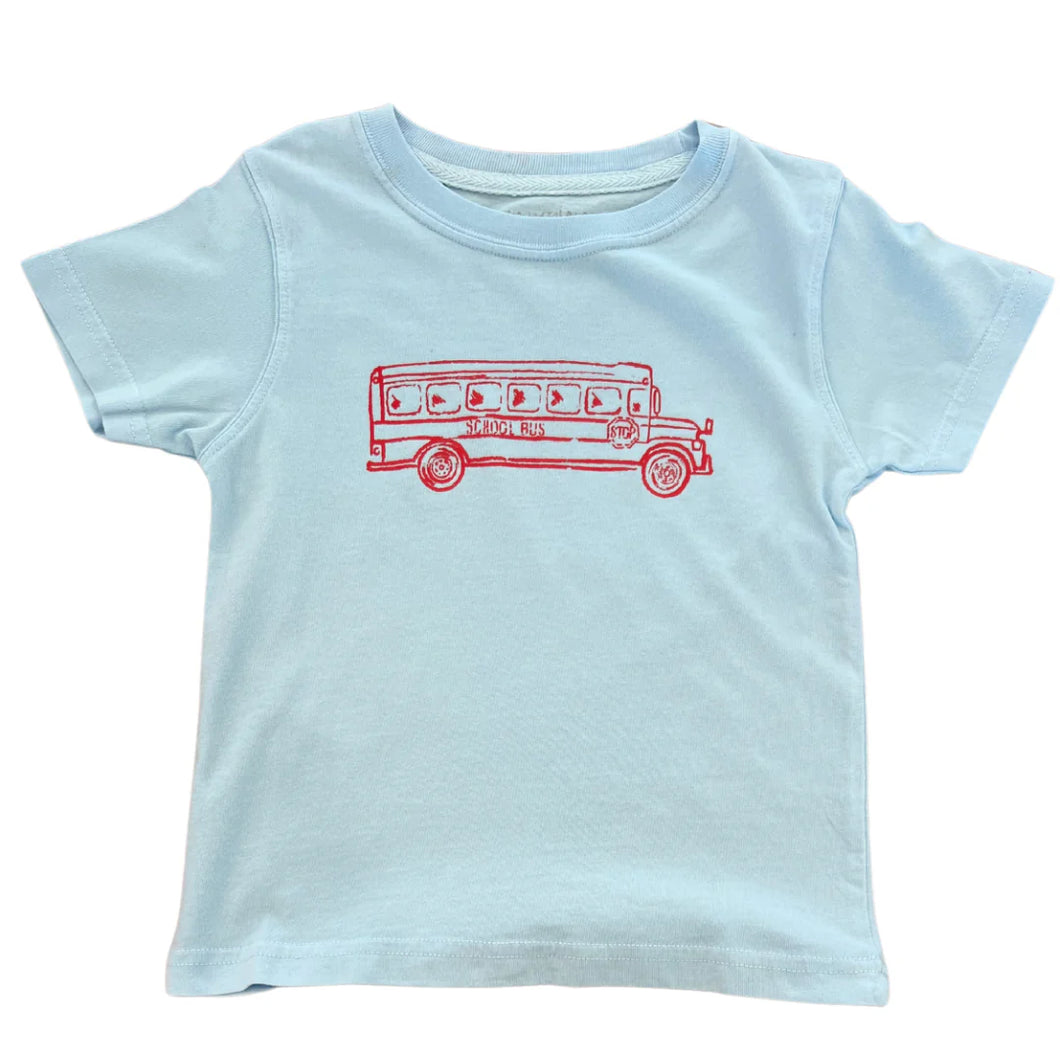 Blue School Bus T-shirt