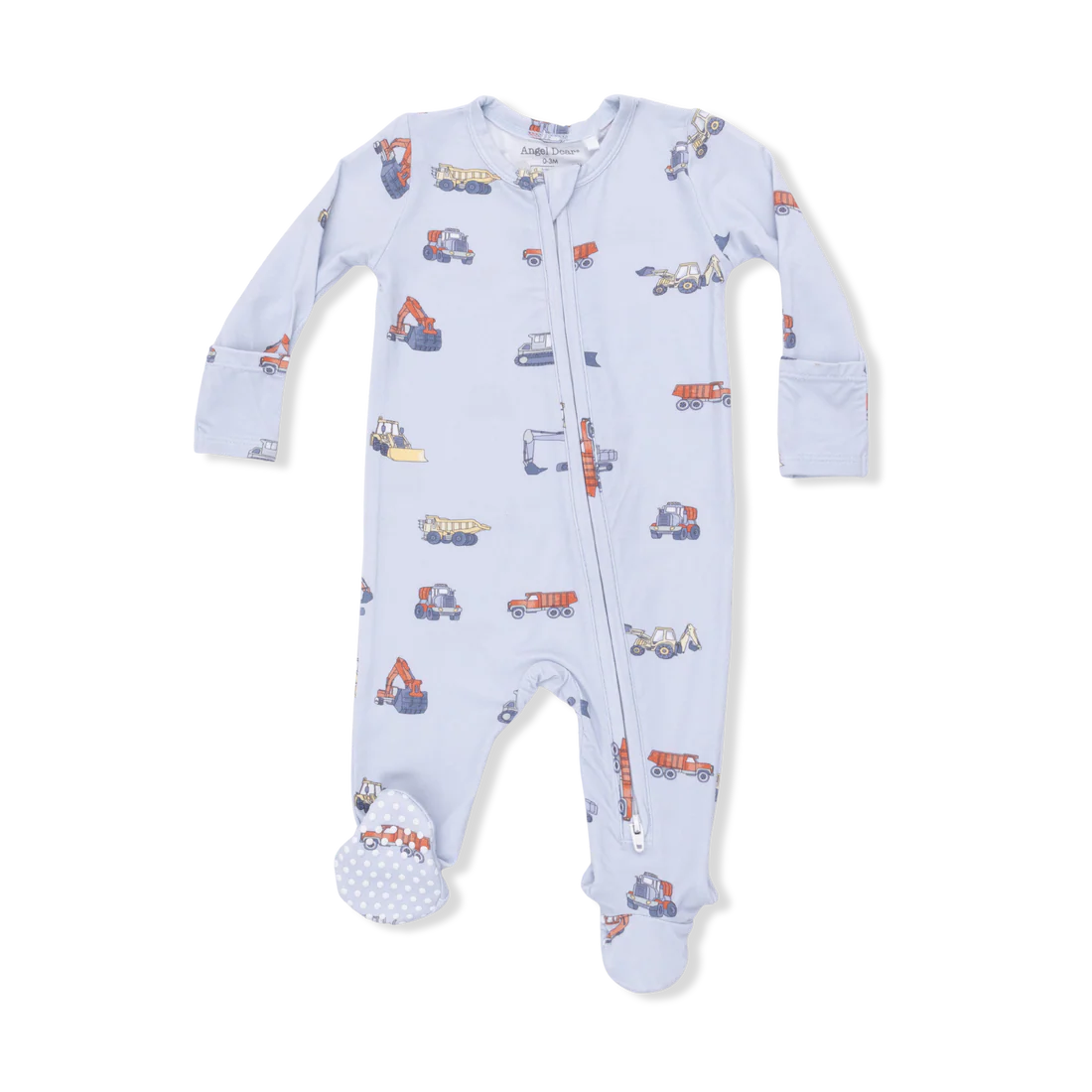 Construction Vehicles- 2 Way Zipper