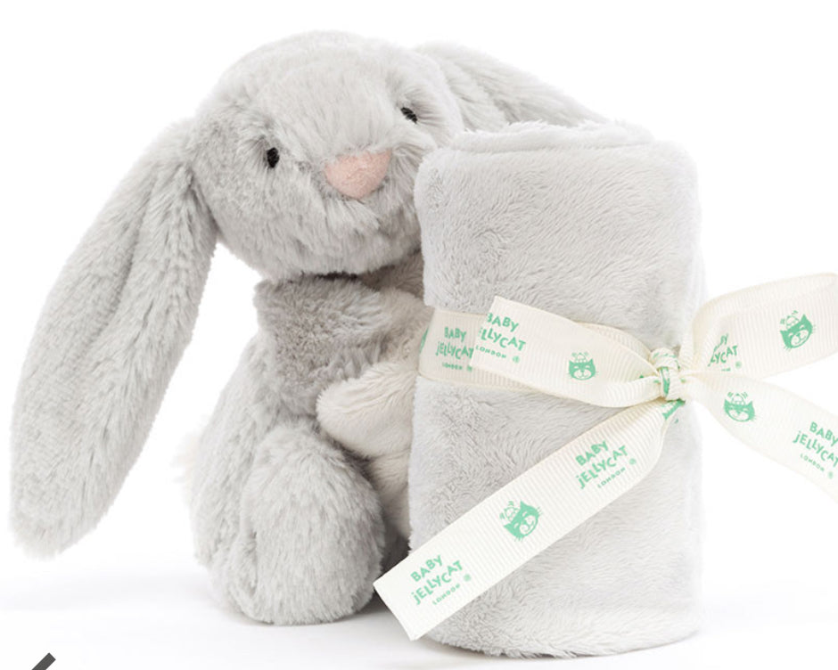 Bashful silver bunny soother